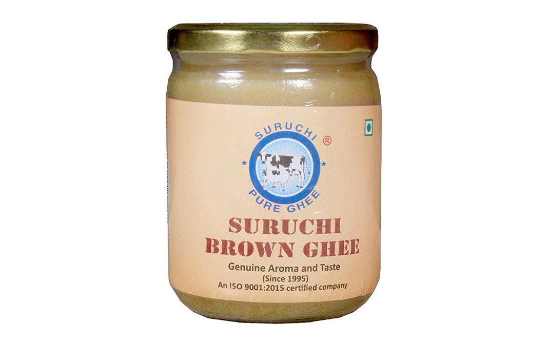 Suruchi Brown Ghee    Glass Jar  500 millilitre